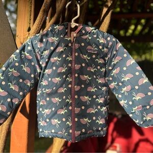 Patagonia Kids' Navy and Pink Patterned Jacket